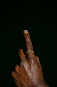 Gold Corazon Chromatica Ring - Fashion Jewelry by Yordy.