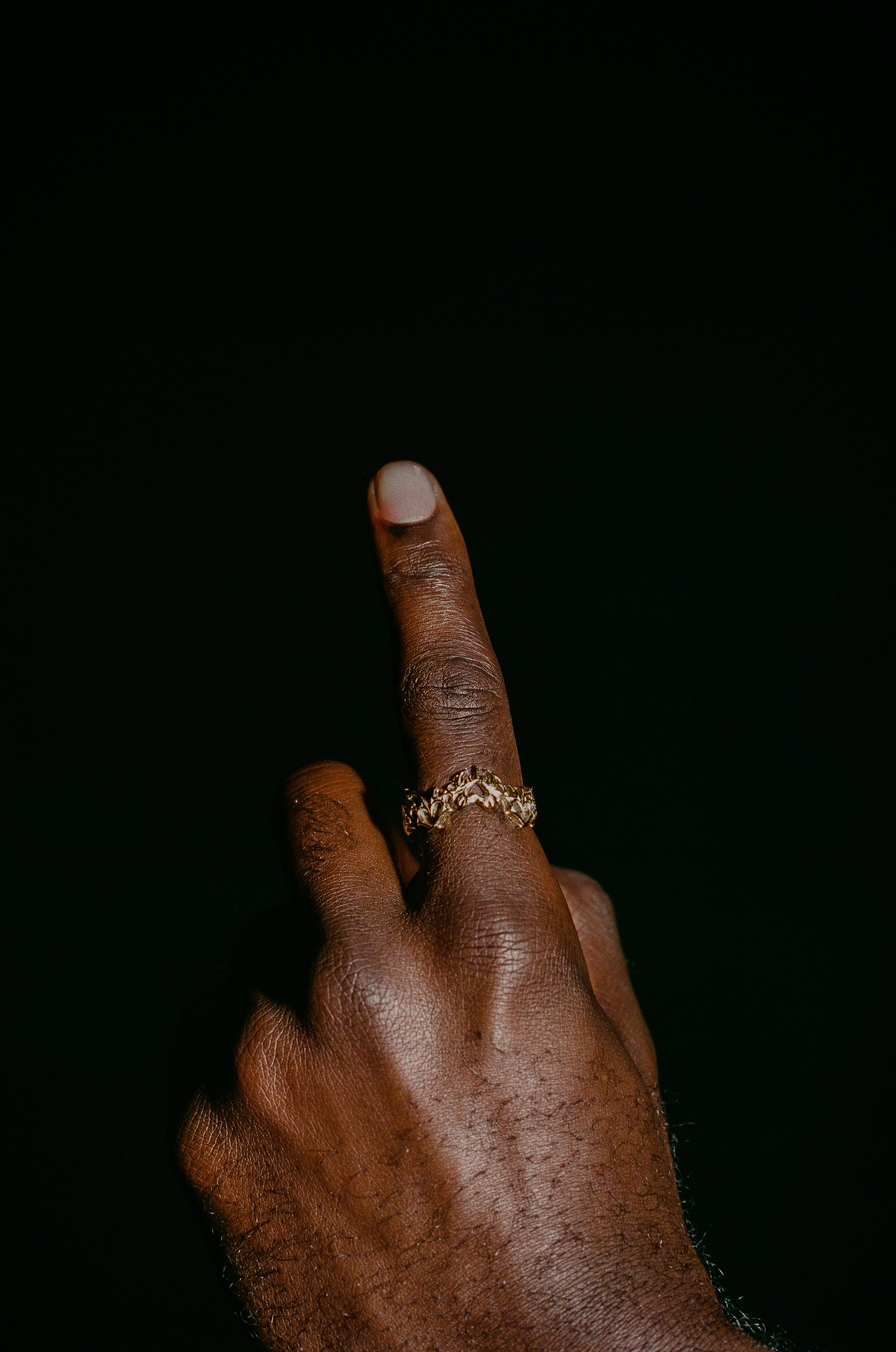 Gold Corazon Chromatica Ring - Fashion Jewelry by Yordy.