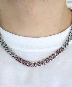 Red Splatter Necklace - Fashion Jewelry by Yordy.