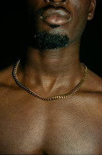Gold Curb Chain | 8mm - Fashion Jewelry by Yordy.
