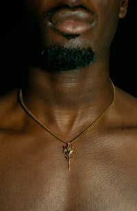 Gold Evil Heartbreak Necklace - Fashion Jewelry by Yordy.