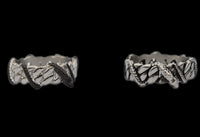 Silver Slime Curb Ring - Fashion Jewelry by Yordy.
