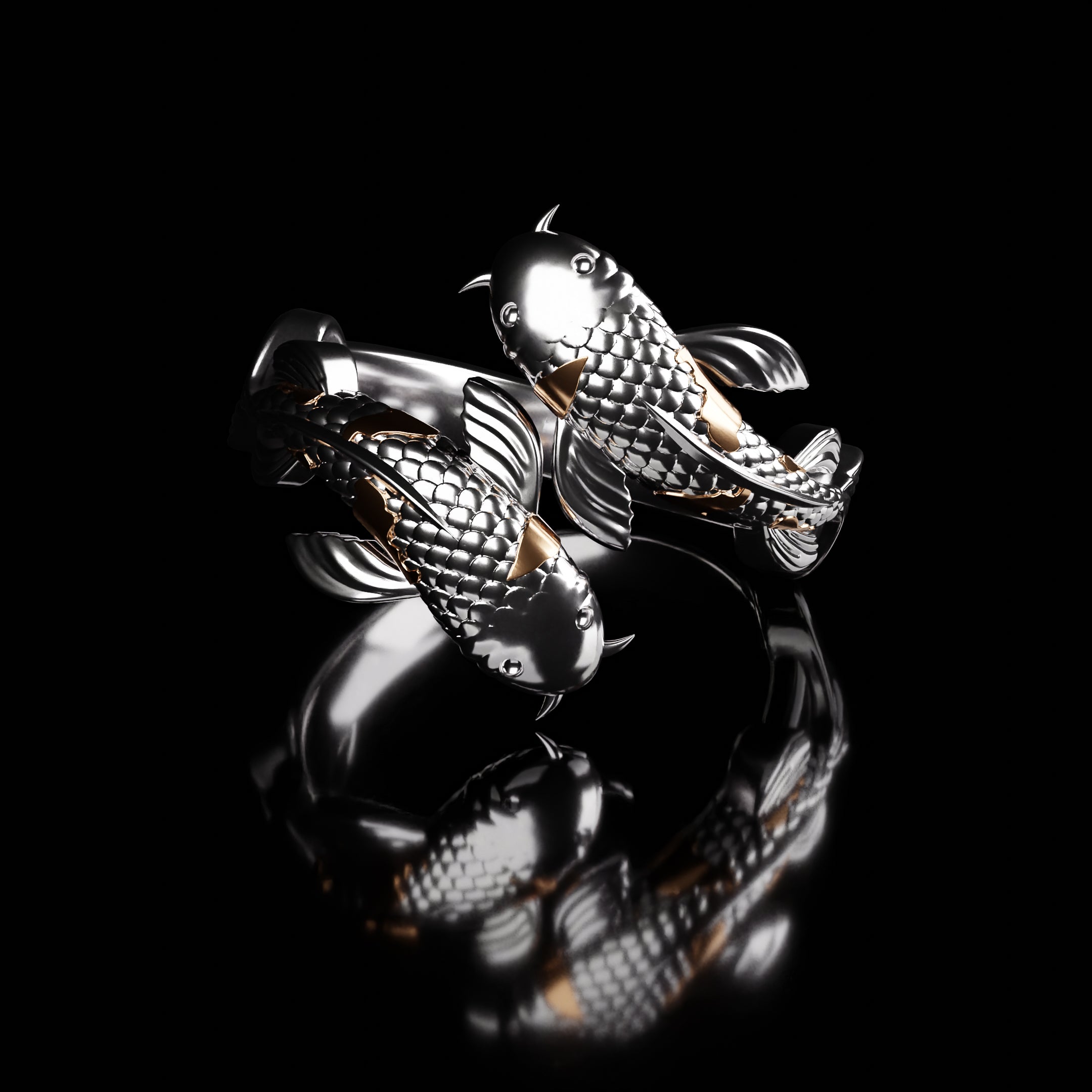 Celestial Koi Fish Ring – YORDY | Luxury Fashion Jewelry
