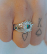 Jadeite Basilica Ring - Fashion Jewelry by Yordy.