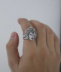 Silver Medusa Ring - Fashion Jewelry by Yordy.
