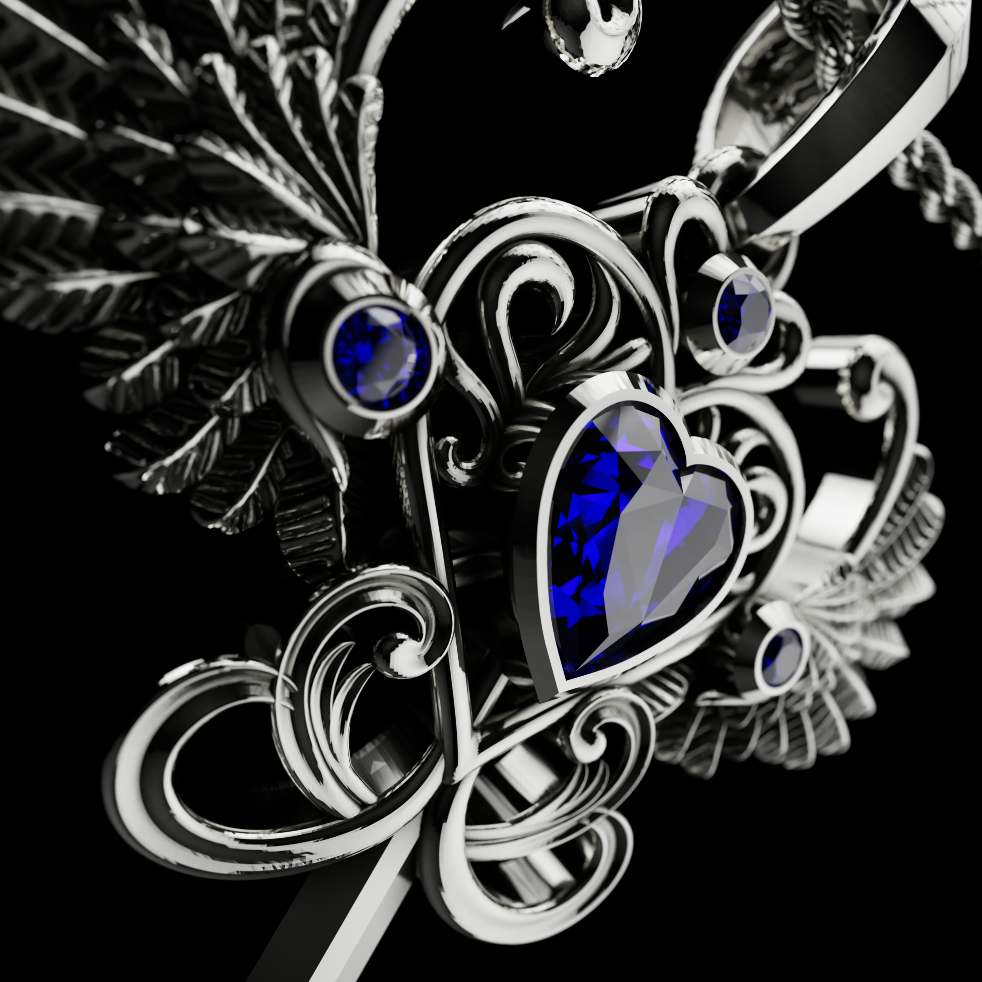 Azure Seraph Necklace