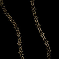 Gold Barbwire Chain - Fashion Jewelry by Yordy.