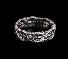 Load image into Gallery viewer, Silver Infinite Crosses Ring - Fashion Jewelry by Yordy.