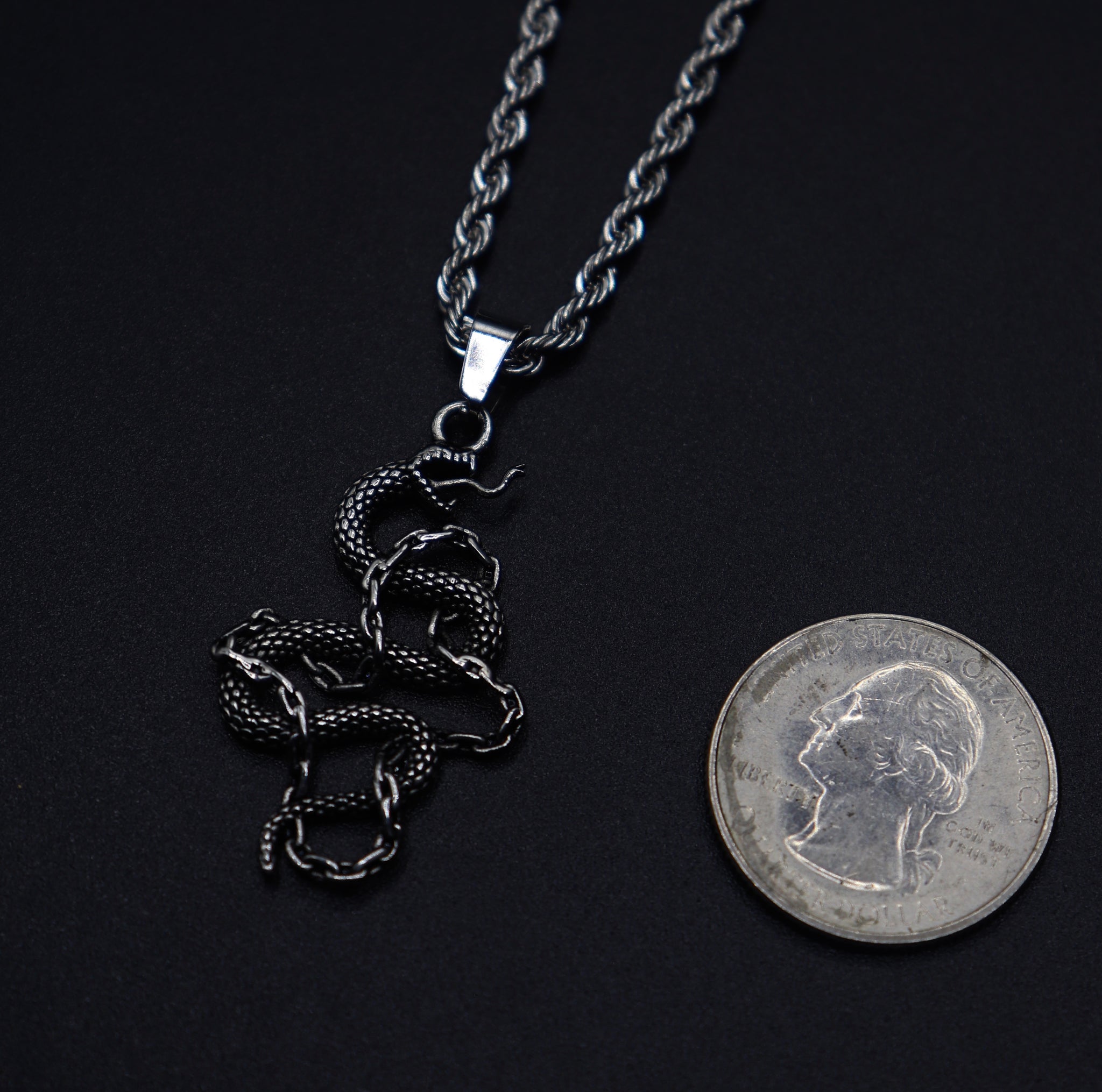 Silver Slime Necklace - Fashion Jewelry by Yordy.