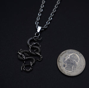 Silver Slime Necklace - Fashion Jewelry by Yordy.