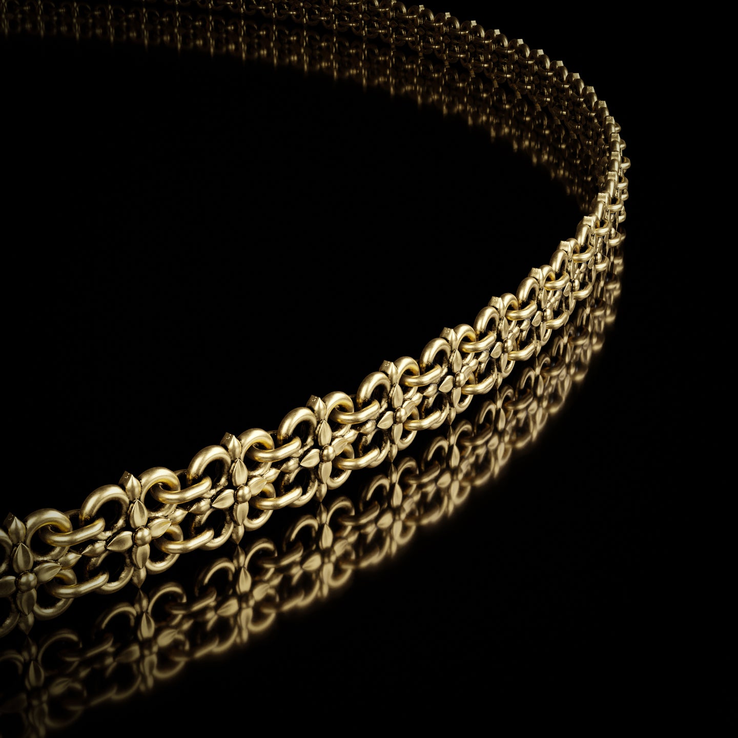 Gold Passione Gothica Necklace
