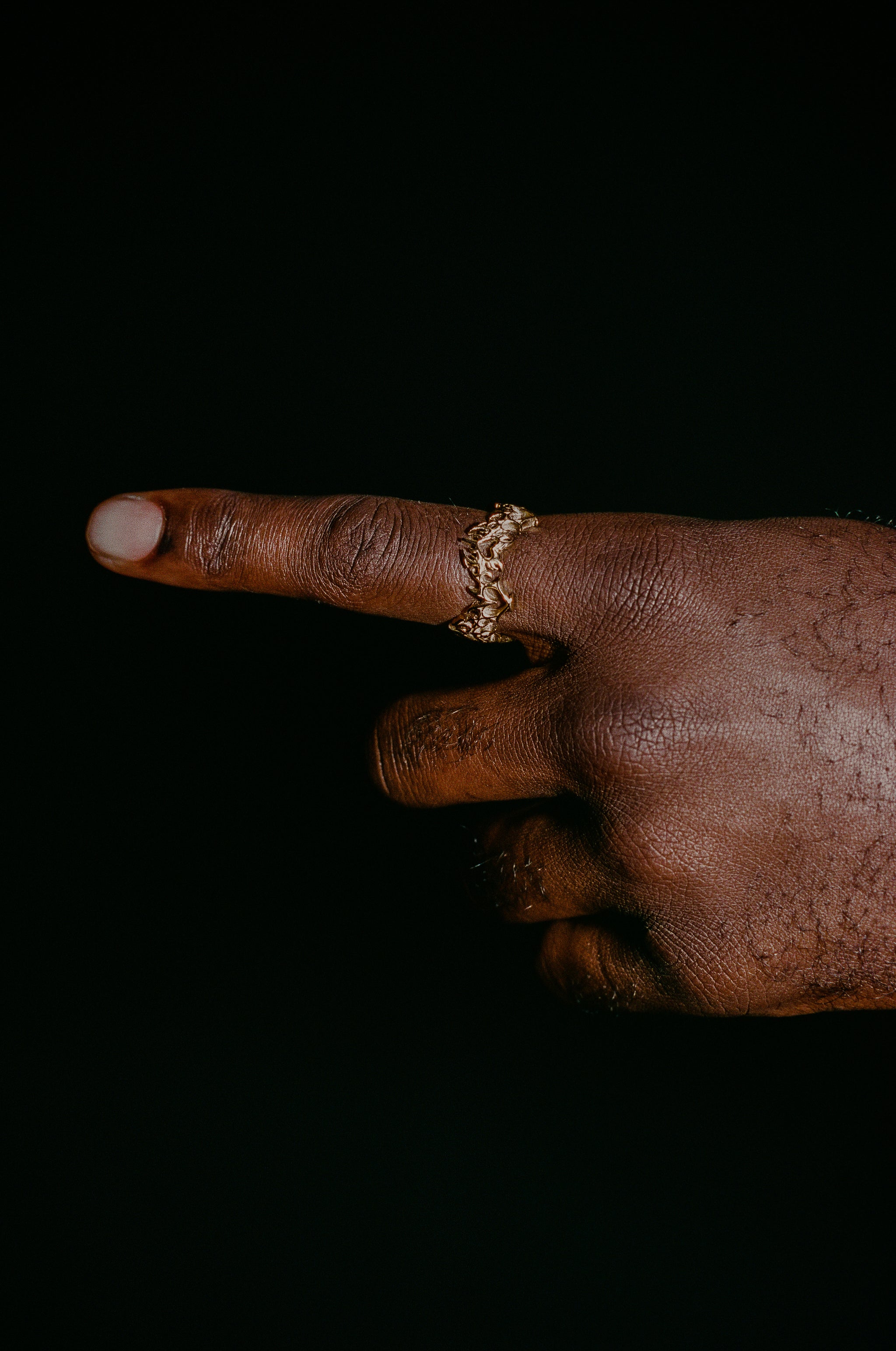 Gold Corazon Chromatica Ring - Fashion Jewelry by Yordy.