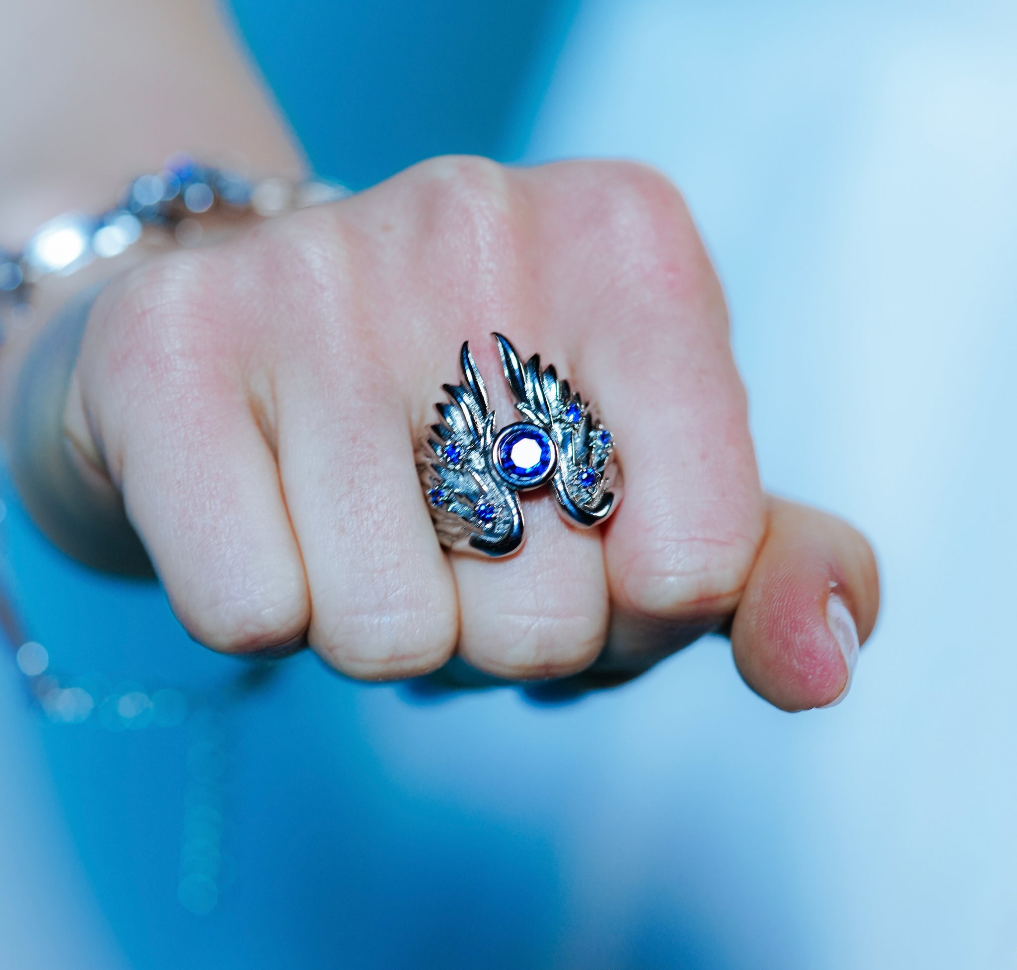 Azure Seraph Ring
