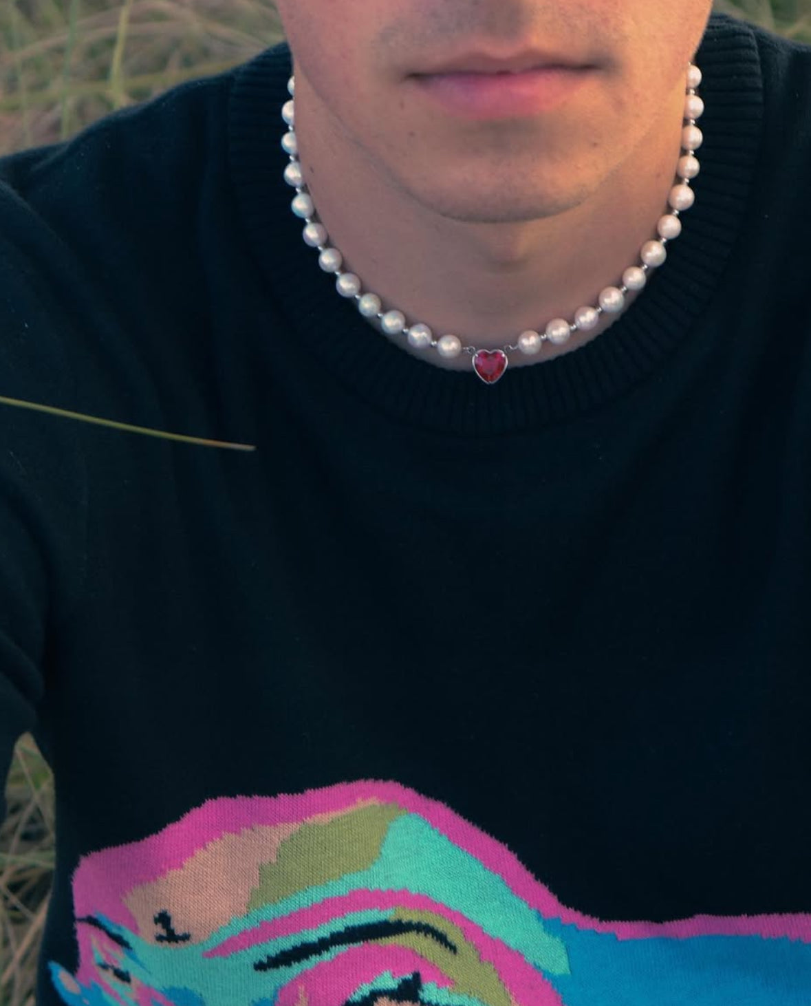 Stone of Love Pearl Necklace