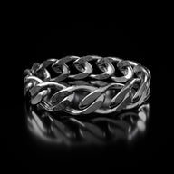 Silver Chain Ring - Fashion Jewelry by Yordy.