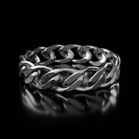 Silver Chain Ring - Fashion Jewelry by Yordy.
