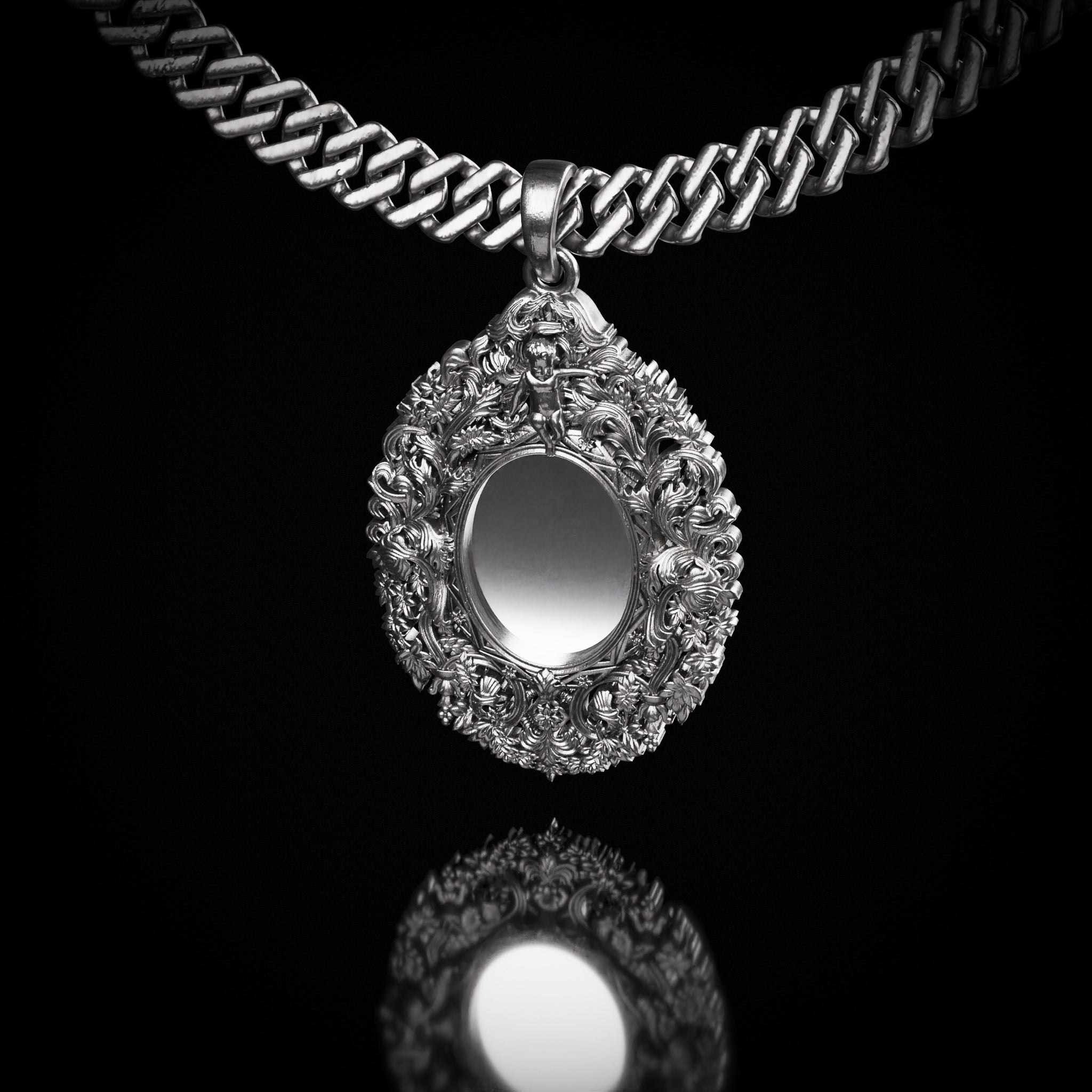 Reflection Oscura Necklace - Fashion Jewelry by Yordy.
