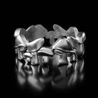 Silver Mushroom Ring - Fashion Jewelry by Yordy.
