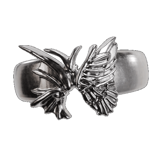 Silver Butterfly Angel Ring - Fashion Jewelry by Yordy.