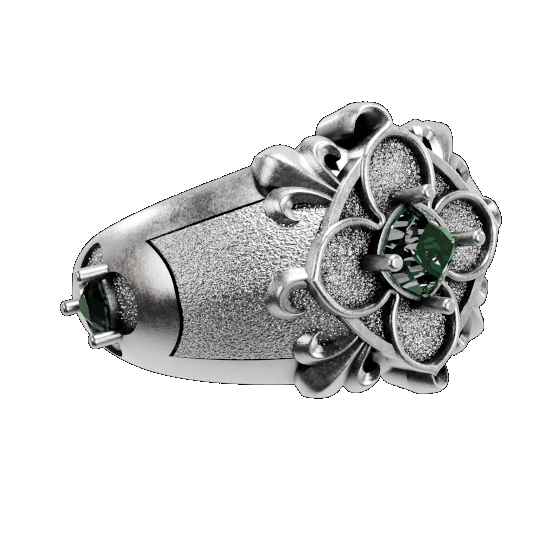 Jadeite Basilica Ring - Fashion Jewelry by Yordy.