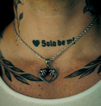 Silver Forbidden Love Necklace - Fashion Jewelry by Yordy.