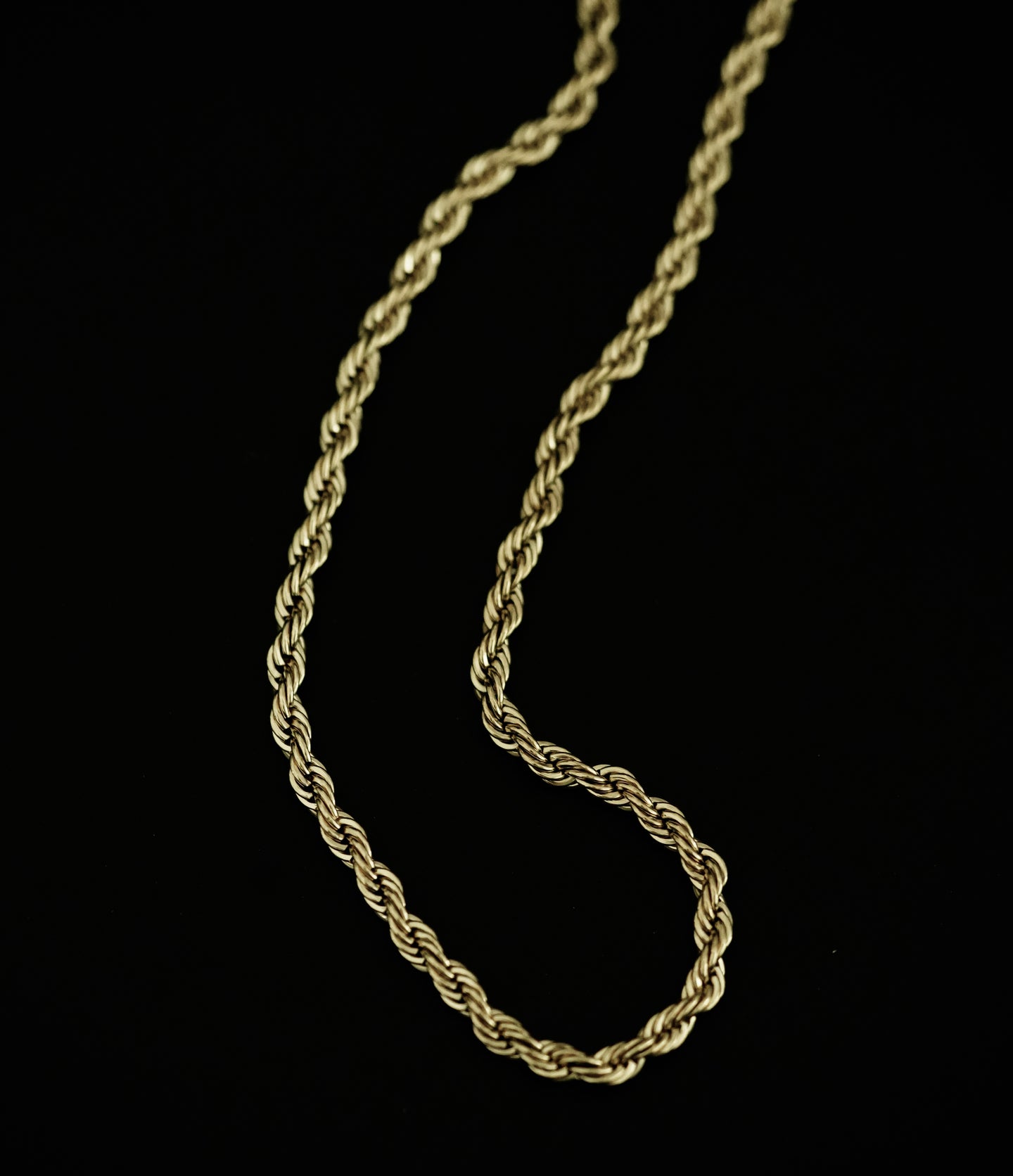 Gold Rope Chain - Fashion Jewelry by Yordy.