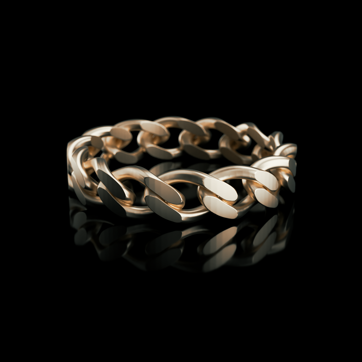 Gold Chain Ring