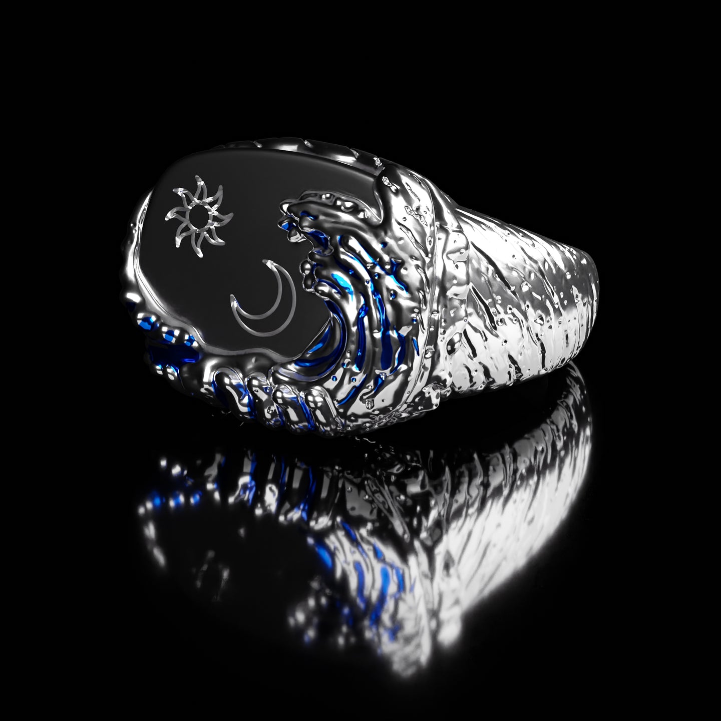Cosmic Waves Ring - Fashion Jewelry by Yordy.
