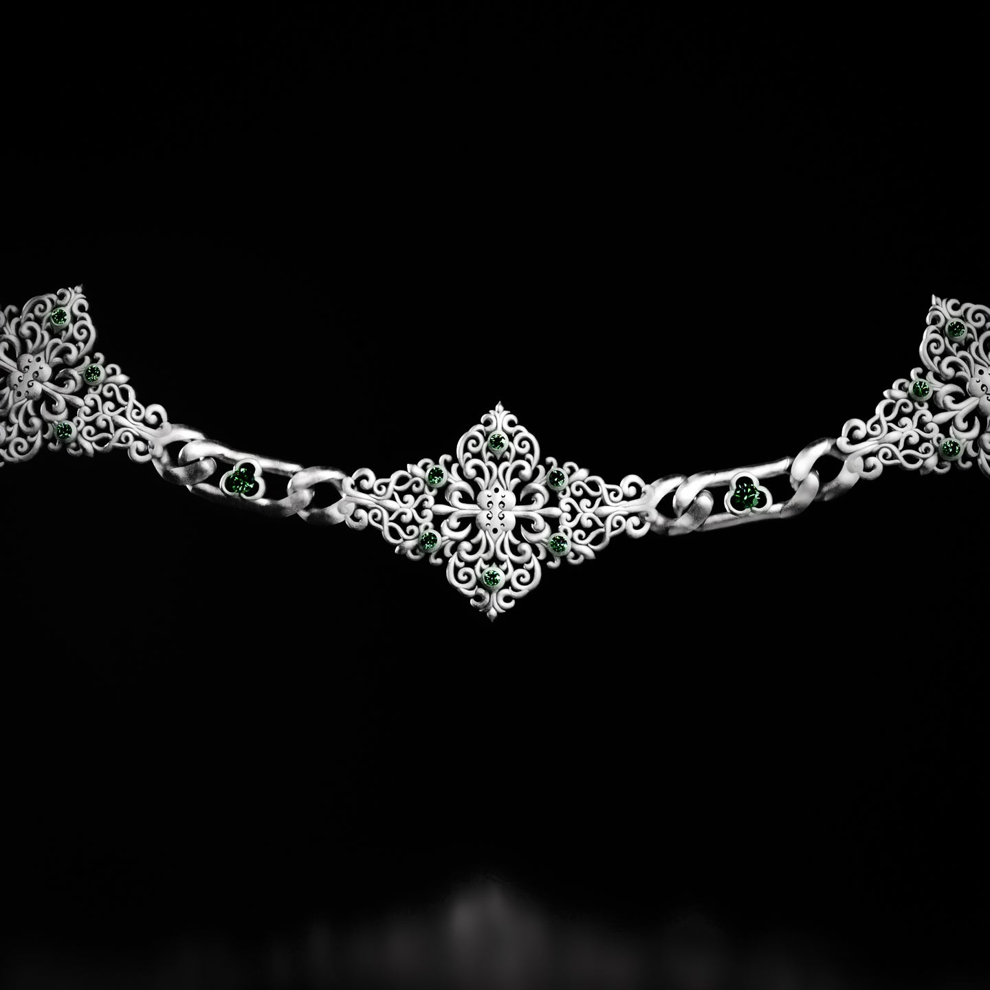 Regalia Verde Necklace - Fashion Jewelry by Yordy.