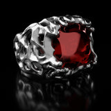 Silver Melting Stone Ring - Fashion Jewelry by Yordy.