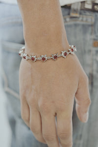 Scarlet Halo Bracelet - Fashion Jewelry by Yordy.