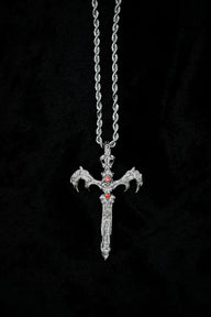 Crimson Requiem Necklace - Fashion Jewelry by Yordy.
