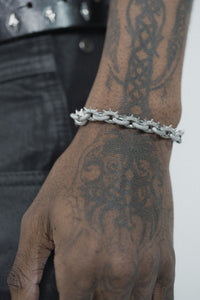 Silver Spikes Bracelet - Fashion Jewelry by Yordy.