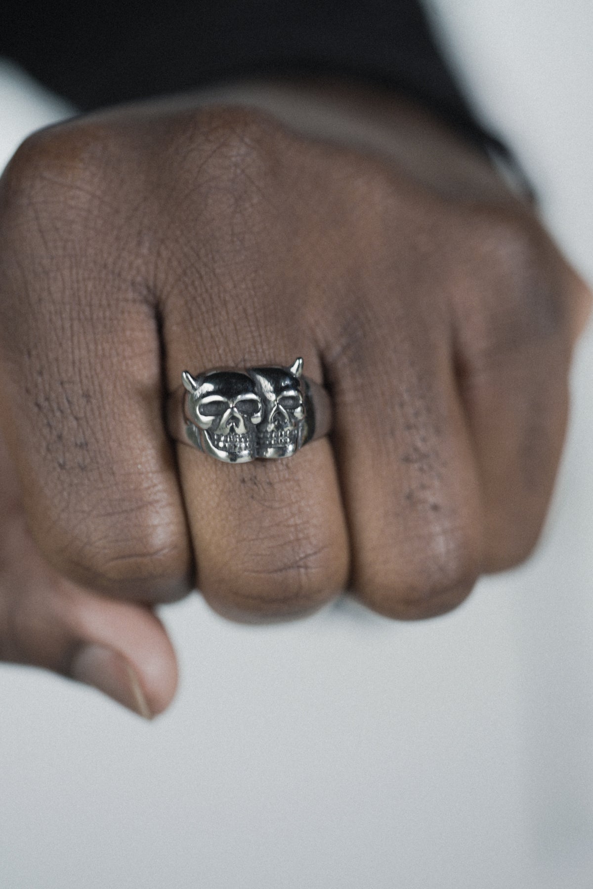 Silver “Twins of Hell” Ring - Fashion Jewelry by Yordy.
