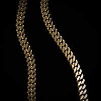 Gold Curb Chain | 8mm - Fashion Jewelry by Yordy.