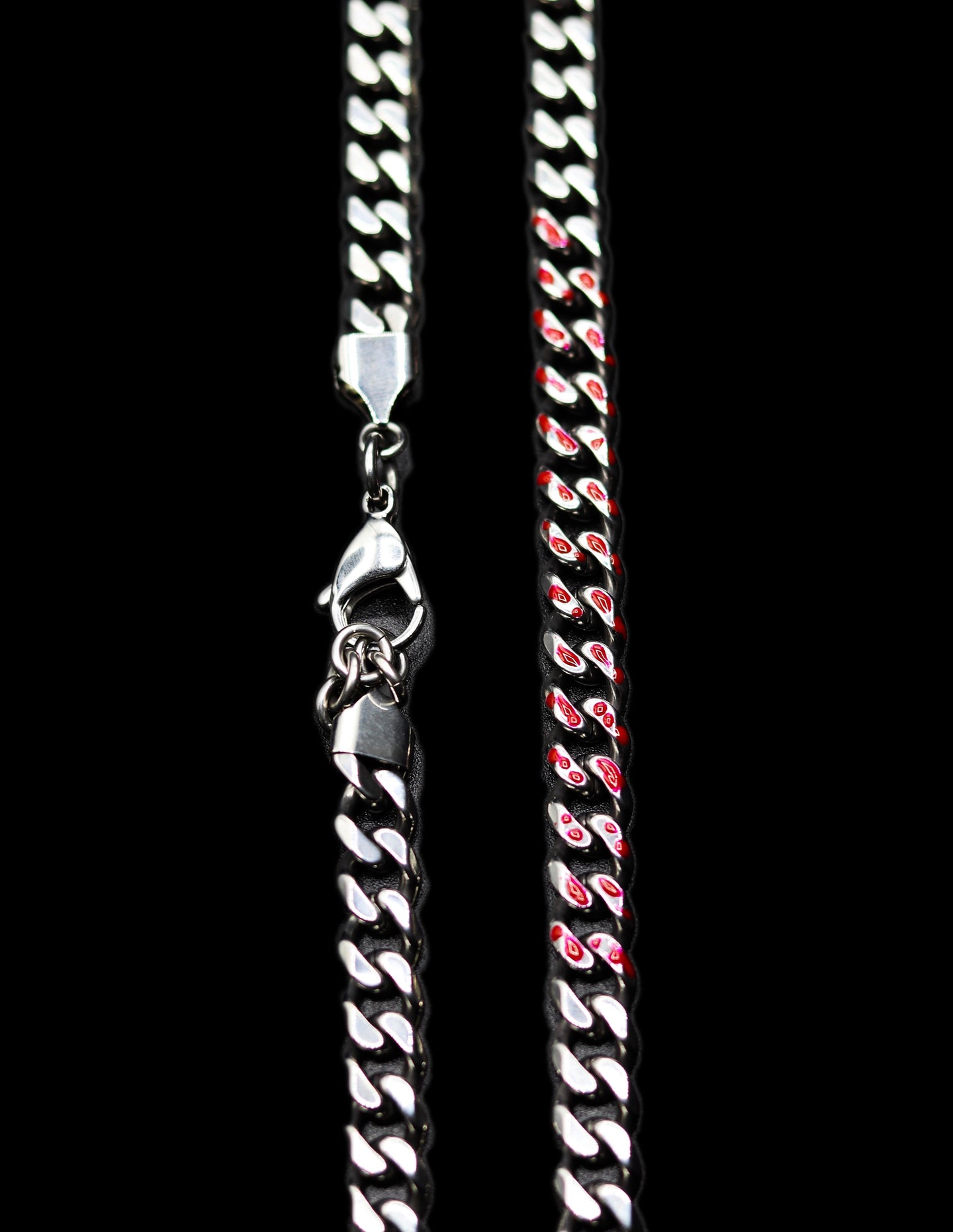Red Splatter Necklace - Fashion Jewelry by Yordy.
