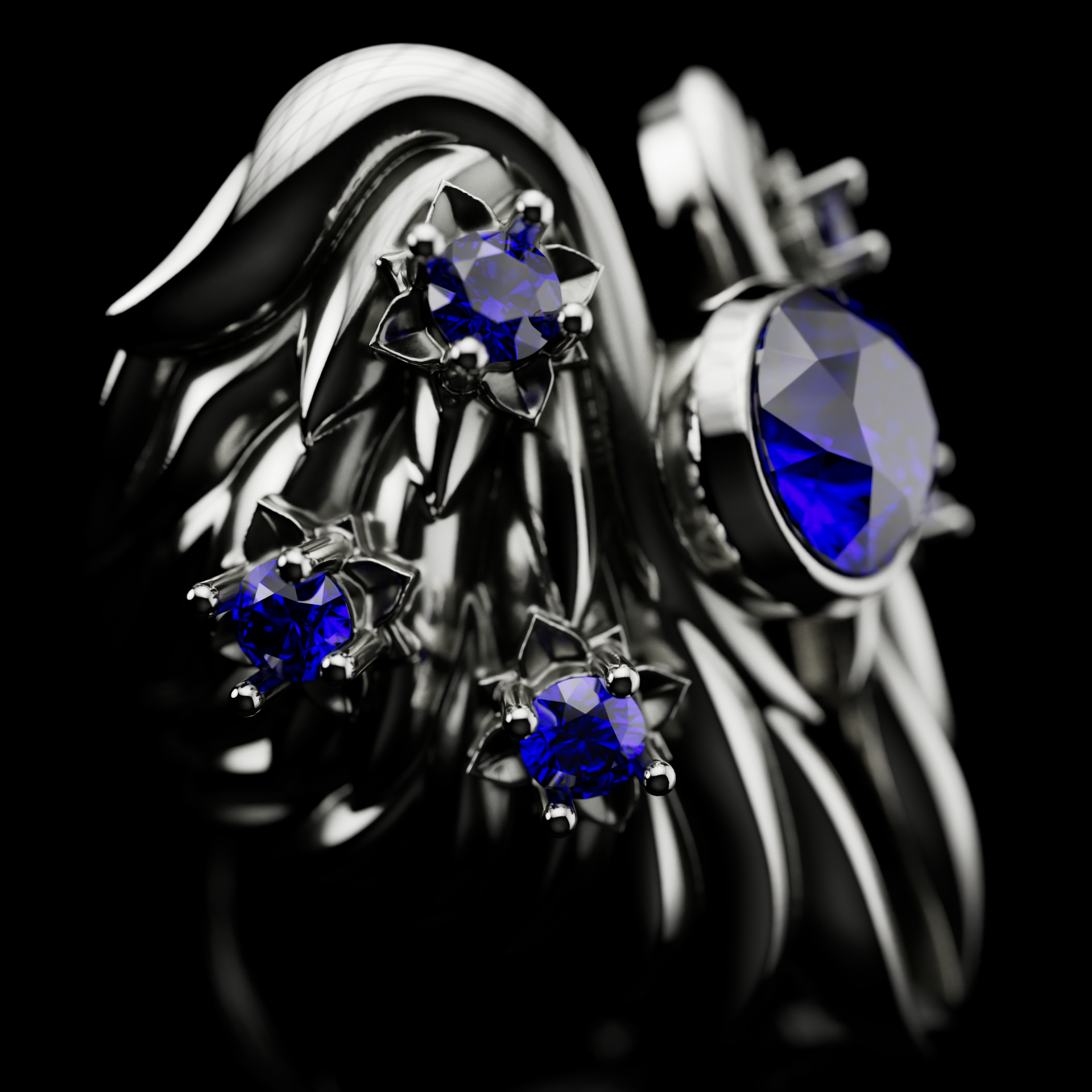 Azure Seraph Ring