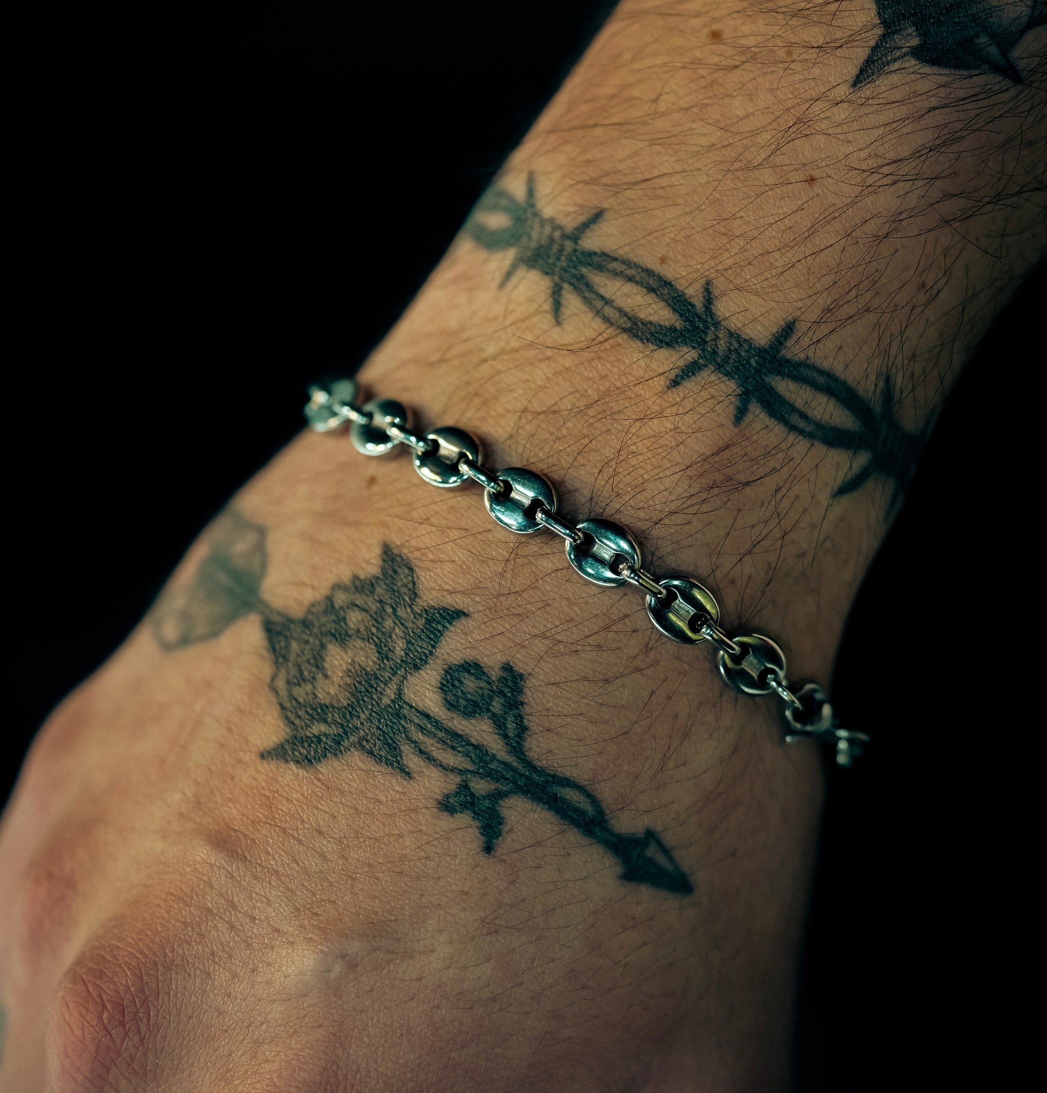 Silver Coffee Bean Bracelet - Fashion Jewelry by Yordy.