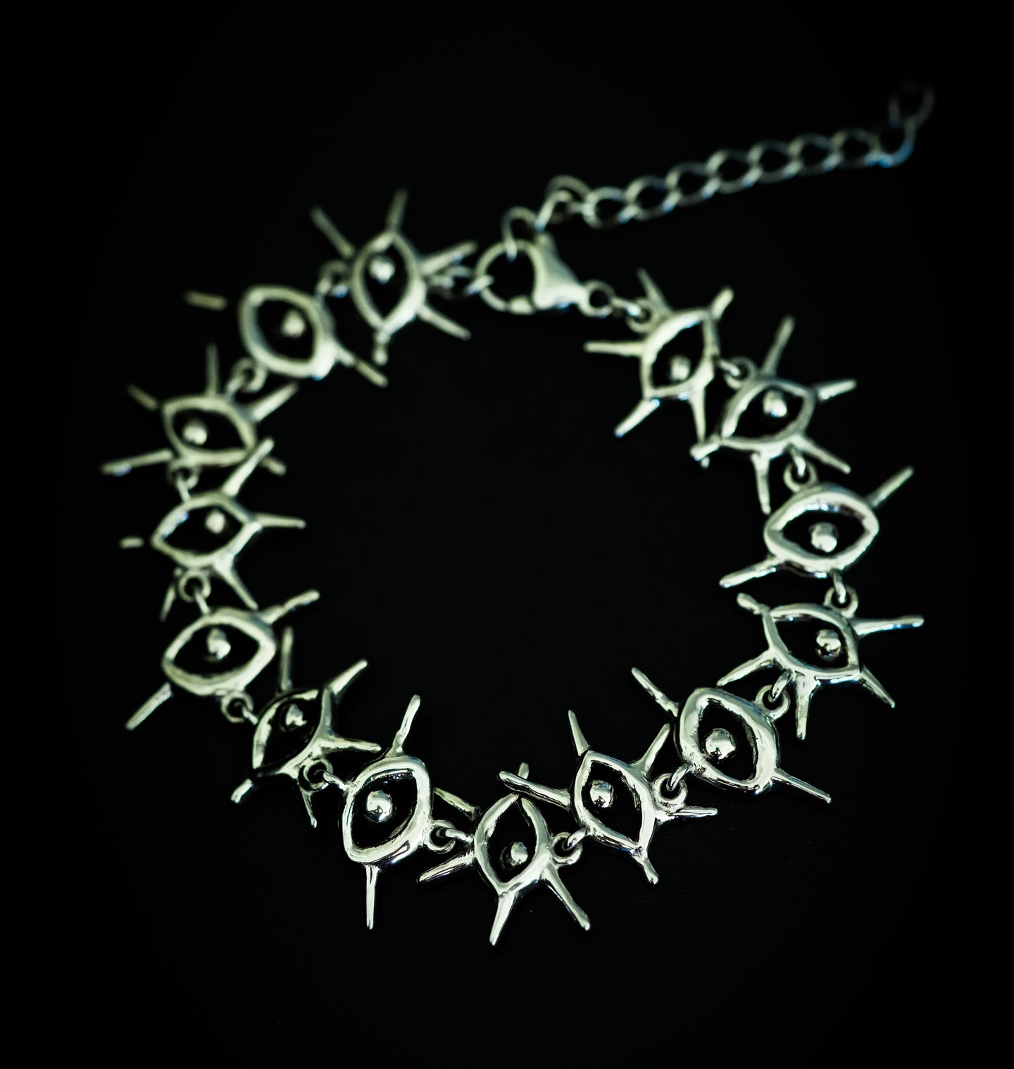 Evil Eye Punk Bracelet - Fashion Jewelry by Yordy.