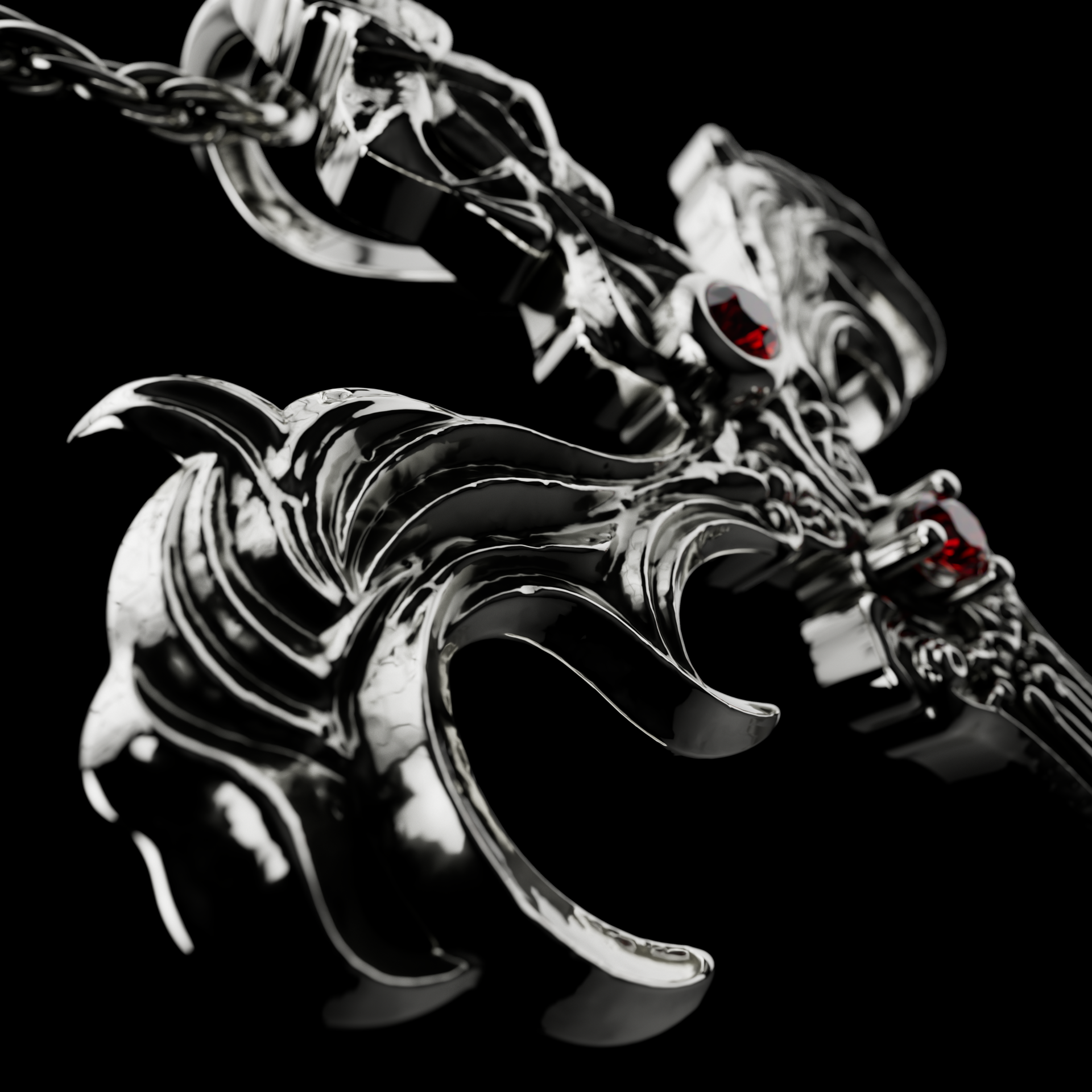 Crimson Requiem Necklace