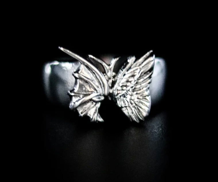 Silver Butterfly Angel Ring - Fashion Jewelry by Yordy.