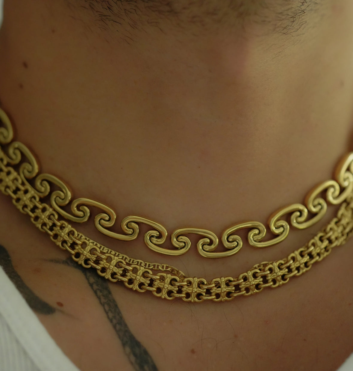 Futura Gold Necklace - Fashion Jewelry by Yordy.