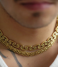 Futura Gold Necklace - Fashion Jewelry by Yordy.