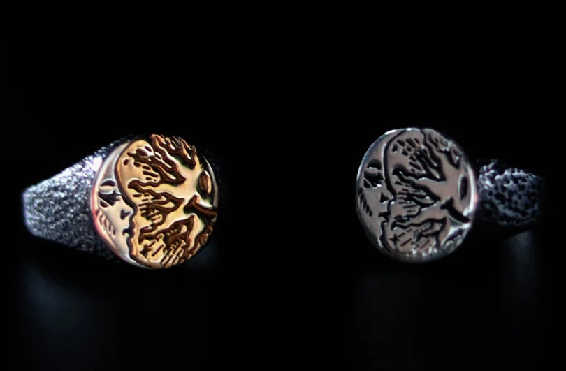 Silver Lovers of the Sky Ring - Fashion Jewelry by Yordy.