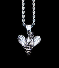 Silver Wings of Love Pendant - Fashion Jewelry by Yordy.