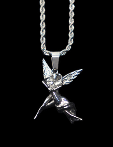 Silver Lovers Faith Necklace - Fashion Jewelry by Yordy.