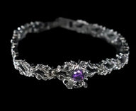 Purple Burning Jewel Bracelet - Fashion Jewelry by Yordy.