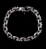 Silver Spikes Bracelet - Fashion Jewelry by Yordy.