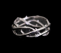 Silver Barbwire Ring - Fashion Jewelry by Yordy.