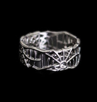 Silver Spider Web Ring - Fashion Jewelry by Yordy.